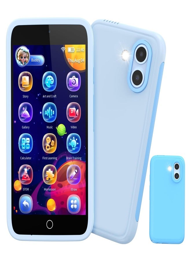 orantronx Kids Smart Phone, 3.97" Touchscreen Learning Toy with Dual Camera, 210+ Games, 190+ Drawing Activities, and 45+ Fun Stickers, 8GB Kids Cell Phone, Perfect Birthday for Ages 3-12 - Image 1